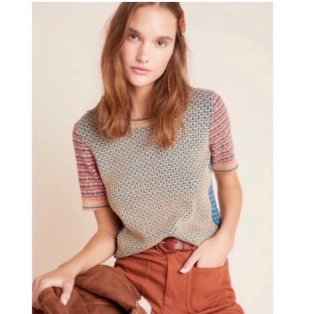 Anthropologie Keaton Sweater Tee S